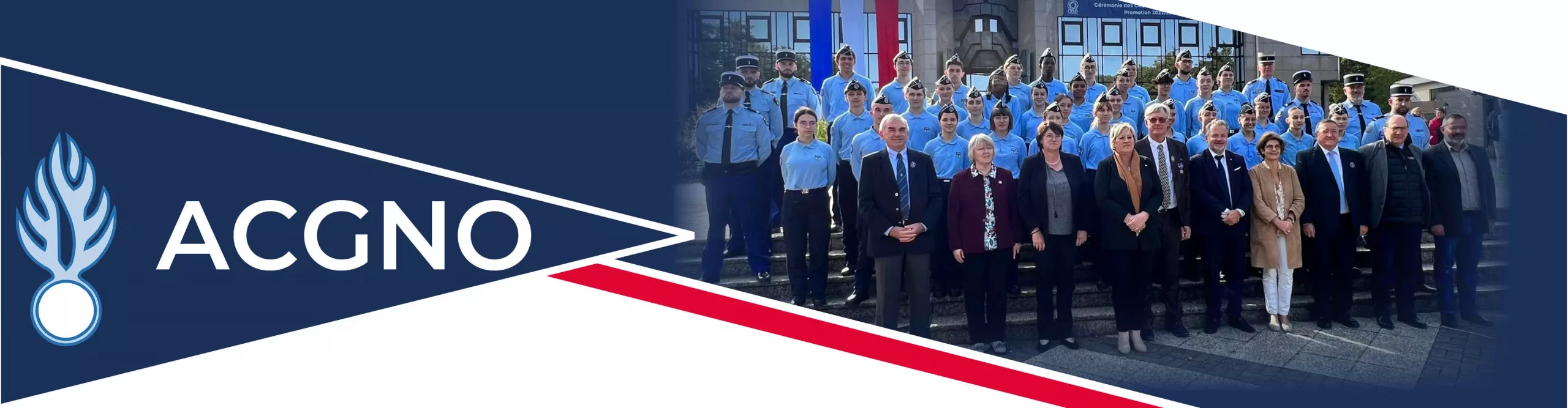 Bandeau ACGNO (Association des Cadets de la Gendarmerie Nationale de l'Oise